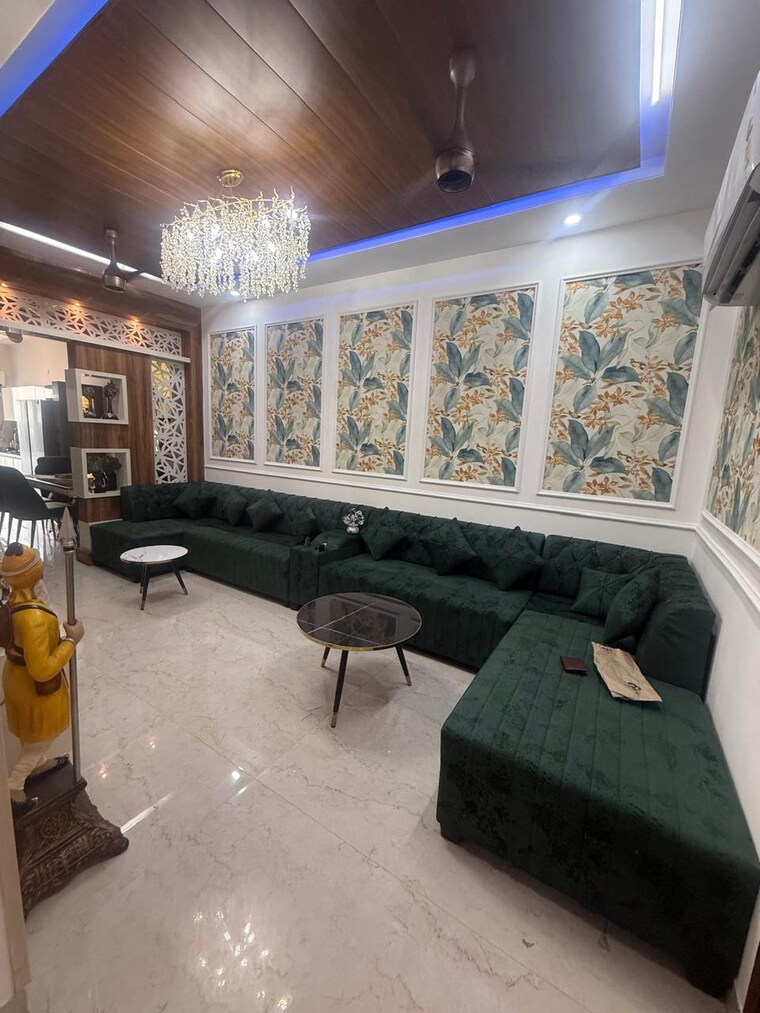 Living Room, motia-aerogreens 4 Bedroom 1900 Sq.Ft. Apartment In Dyalpur Zirakpur 9576349