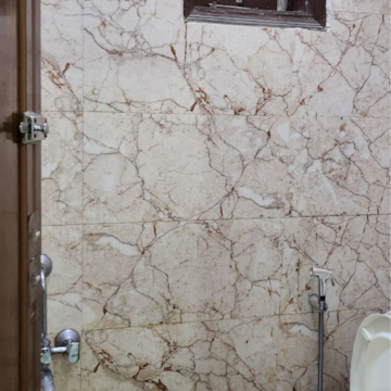 Bathroom in 1 BHK Builder Floor at Saket – for Rent