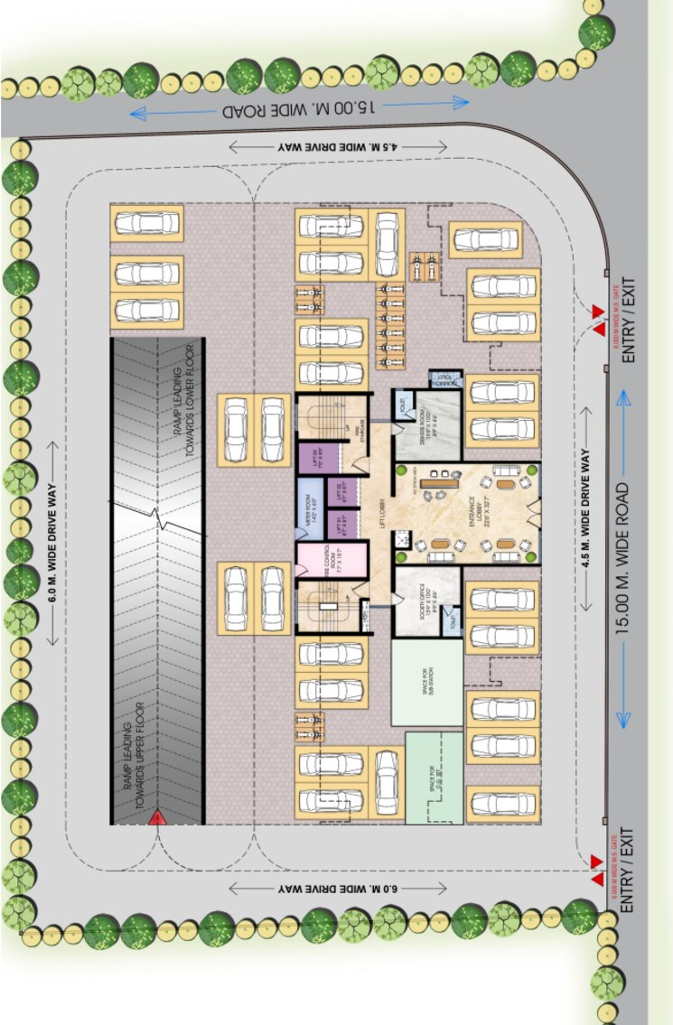 Floor Plan, neelkamal-gokul 3 Bedroom 1077 Sq.Ft. Apartment In Kharghar Navi Mumbai 9576396