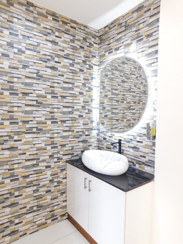 Bathroom, poulomi-indus-crest 5 Bedroom 3150 Sq.Ft. Villa In Tellapur Hyderabad 9576456