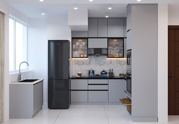 Kitchen in 2 BHK Apartment at Tata Eureka Park, Sector 150 – for Rent