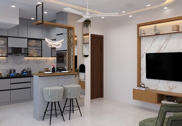 Living Room in 2 BHK Apartment at Tata Eureka Park, Sector 150 – for Rent