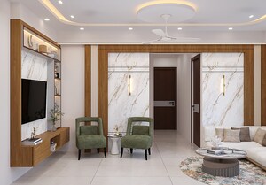 Living Room in 2 BHK Apartment at Tata Eureka Park, Sector 150 – for Rent