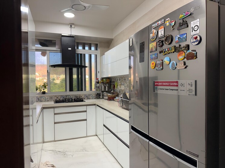 Kitchen, k-raheja-raheja-residency 3 Bedroom 1100 Sq.Ft. Apartment In Malad East Mumbai 9573619