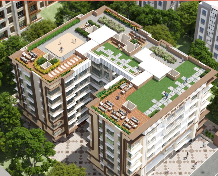 Exterior View, zee-sai-chintan 3 Bedroom 974 Sq.Ft. Apartment In Vile Parle East Mumbai 9576536