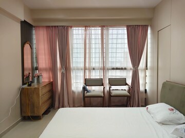 Bedroom in 3 BHK Apartment at Transcon Triumph Tower, Andheri West – for Rent