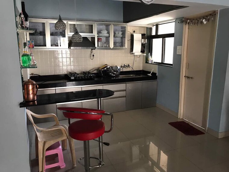 Kitchen, bu-bhandari-acolade 3 Bedroom 1400 Sq.Ft. Apartment In Kharadi Pune 9576558