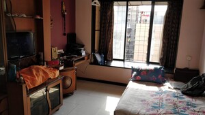 Living Room in 1 BHK Apartment at AMI Jharna, Goregaon East – for Rent