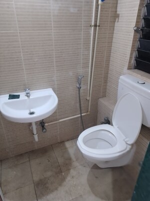 Bathroom in 1 BHK Apartment at N K Mayaank Heights, Borivali West – for Rent