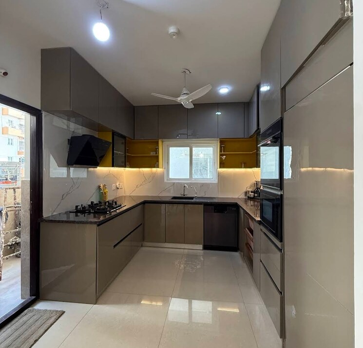 Kitchen, lansum-el-dorado 3 Bedroom 1540 Sq.Ft. Apartment In Narsingi Hyderabad 9576616