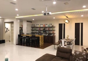 Living Room in 4 BHK Apartment at Lodha Bellezza Sky Villas, Kukatpally – for Rent