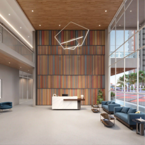 Living Room in 2 BHK Apartment at Ajmera Marina, Attur Layout – for Sale