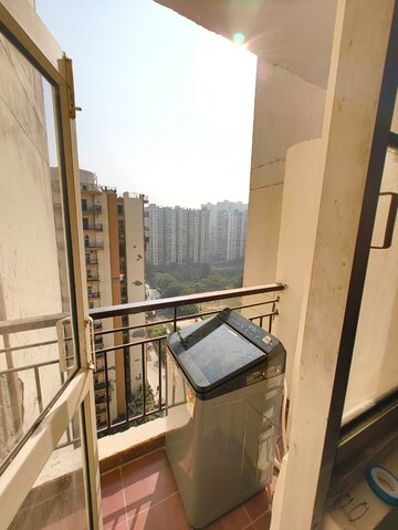 Balcony in 3.5 BHK Apartment at Aims Golf City, Sector 75 – for Rent