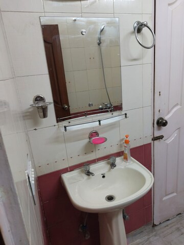 Bathroom in 4 BHK Builder Floor at Gulmohar Park – for Rent
