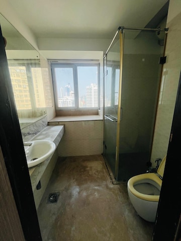 Bathroom in 4 BHK Apartment at DB Woods, Goregaon East – for Rent