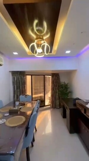Living Room in 3 BHK Apartment at Dheeraj Gaurav Heights, Jogeshwari West – for Rent