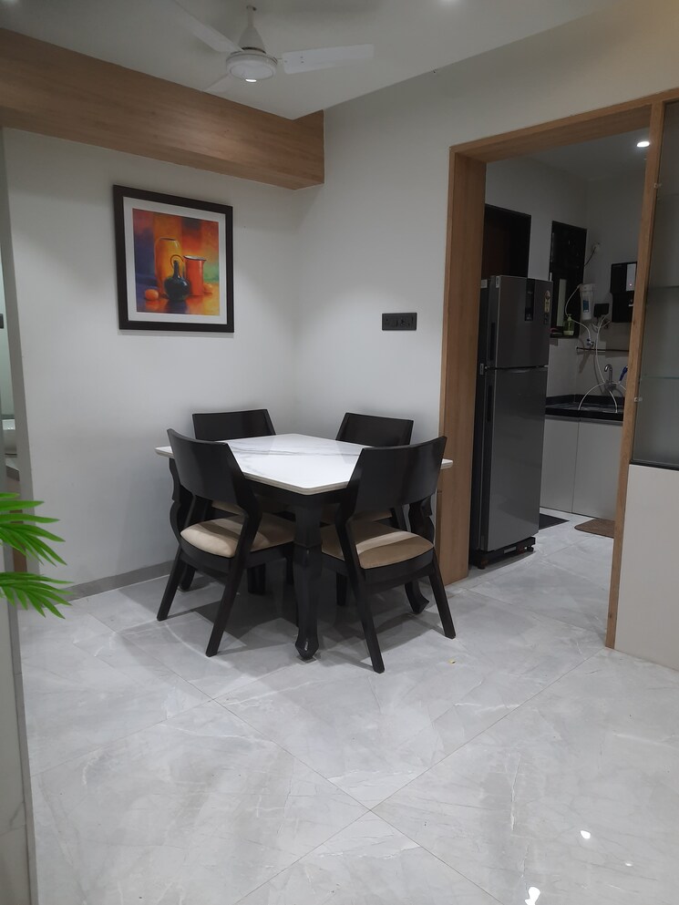 Dining area, uniue-legacy-grand 3.5 Bedroom 1500 Sq.Ft. Apartment In Mundhwa Pune 9576779