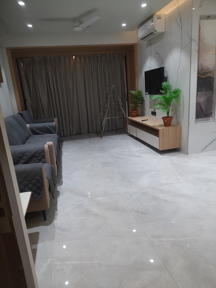 Tv Room, uniue-legacy-grand 3.5 Bedroom 1500 Sq.Ft. Apartment In Mundhwa Pune 9576779