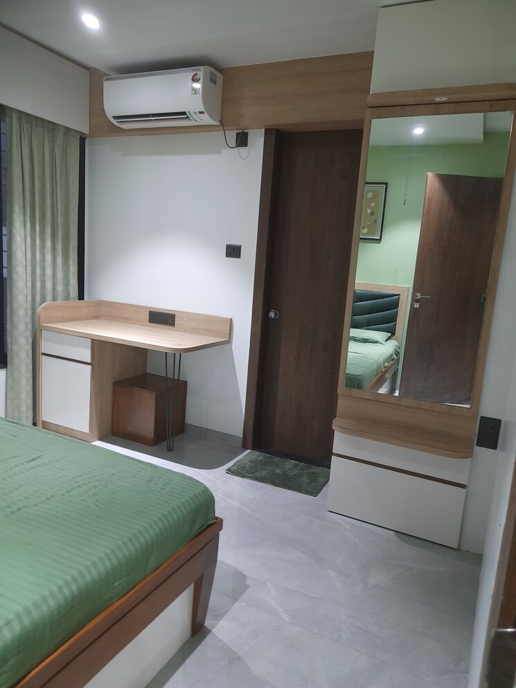 Bedroom, uniue-legacy-grand 3.5 Bedroom 1500 Sq.Ft. Apartment In Mundhwa Pune 9576779