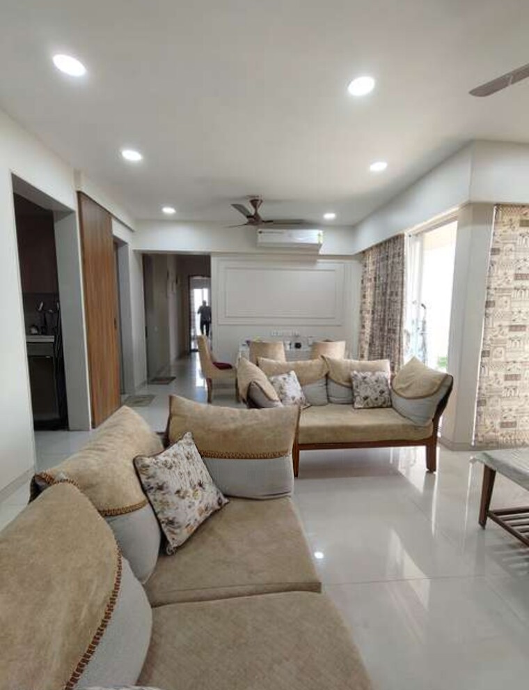 Living Room, soham-crystal-spires 3 Bedroom 1500 Sq.Ft. Apartment In Thane West Thane 9576802