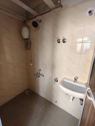 Bathroom in 1 RK Apartment at Satellite Garden, Goregaon East – for Rent