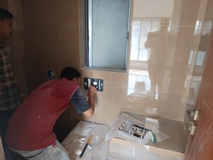 Attached Bathroom in 3 BHK Apartment at Rangoli Goghari Mansion, Santacruz West – for Sale