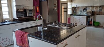 Kitchen in 4 BHK Apartment at Aashish Satyam, Mansarovar – for Rent