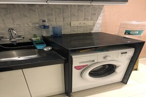 Kitchen in 1 RK Apartment at Mayfair Housing Hillcrest, Vikhroli West – for Rent