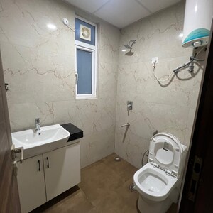 Bathroom in 3.5 BHK Builder Floor at Smart World Gems, Sector 89 – for Rent