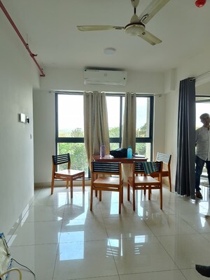 Living Room in 1 BHK Apartment at Godrej City Panvel Phase 1, Poyanje – for Rent