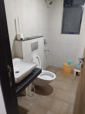 Bathroom in 1 BHK Apartment at Godrej City Panvel Phase 1, Poyanje – for Rent
