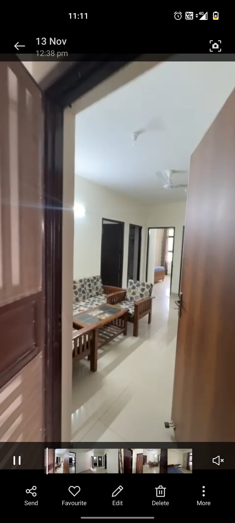 Bedroom, srs-residency 3 Bedroom 907 Sq.Ft. Apartment In Sector 88 Faridabad 9577046