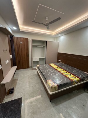 Bedroom in 4 BHK Builder Floor at Ansal Sushant Lok I, Sector 43 – for Rent