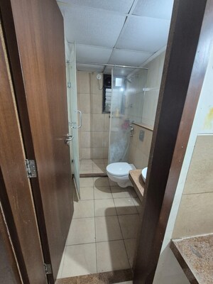 Bathroom in 3 BHK Apartment at Park Express, Baner – for Rent