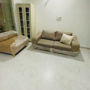 Living Room in 3 BHK Builder Floor at Shri Balaji Apartments Gurgaon, Dharam Colony – for Rent