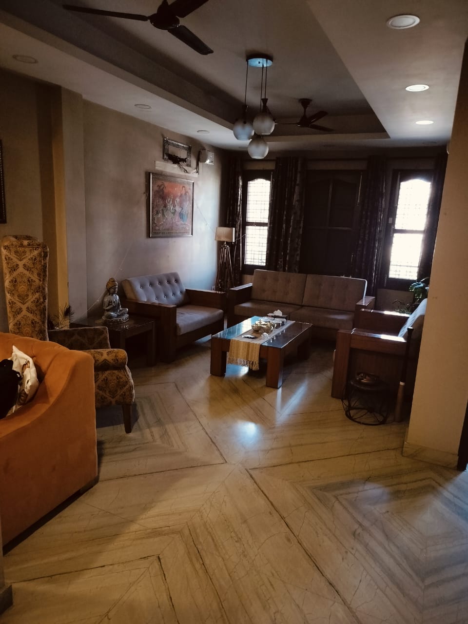 3 BHK + Pooja Room Builder Floor For Rent in Palam Vyapar Kendra