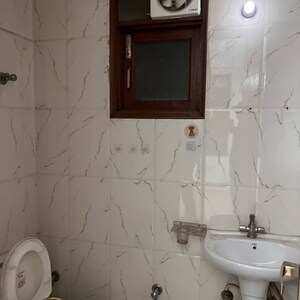 Bathroom in 1 BHK Builder Floor at Chattarpur – for Rent