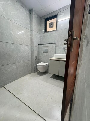 Bathroom in 3 BHK Builder Floor at Sushant Lok I – for Rent