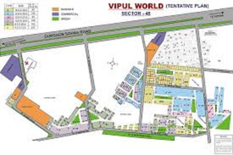 Master Plan, jmd-galleria Commercial Shop 650 Sq.Ft. In Sector 48 Gurgaon 9577306