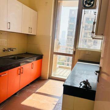Kitchen in 2.5 BHK Apartment at Pioneer Park Phase 1, Sector 61 – for Rent
