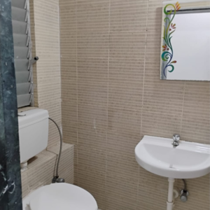 Bathroom in 2 BHK Apartment at DB Realty Orchid Ozone, Ketkipada – for Rent