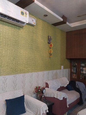 Living Room in 3 BHK Builder Floor at Dhakoli – for Sale