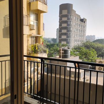 Balcony in 2 BHK Apartment at DB Realty Orchid Ozone, Ketkipada – for Rent