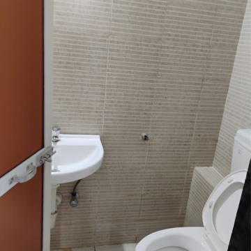 Bathroom in 2 BHK Apartment at DB Realty Orchid Ozone, Ketkipada – for Rent