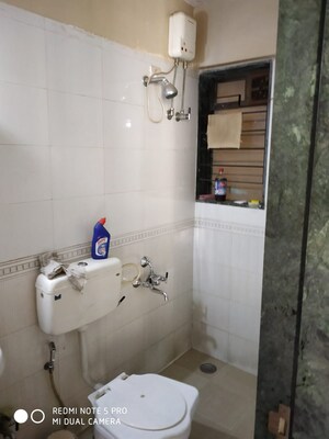 Bathroom in 1 BHK Apartment at Hubtown Akruti Orchid Park, Sakinaka – for Rent