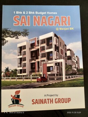 2 BHK Apartment – Exterior View View at Manjri Budruk - for Sale