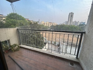 Balcony in 2 BHK Apartment at Kalpataru Immensa, Kolshet Road – for Rent