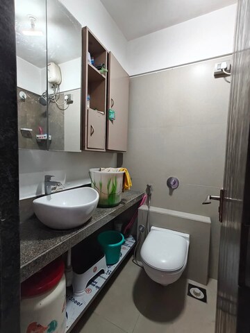 Bathroom in 1 BHK Apartment at Laxmi Sadan, Vasai West – for Rent
