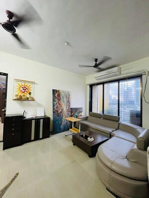 Living Room in 1 BHK Apartment at Laxmi Sadan, Vasai West – for Rent