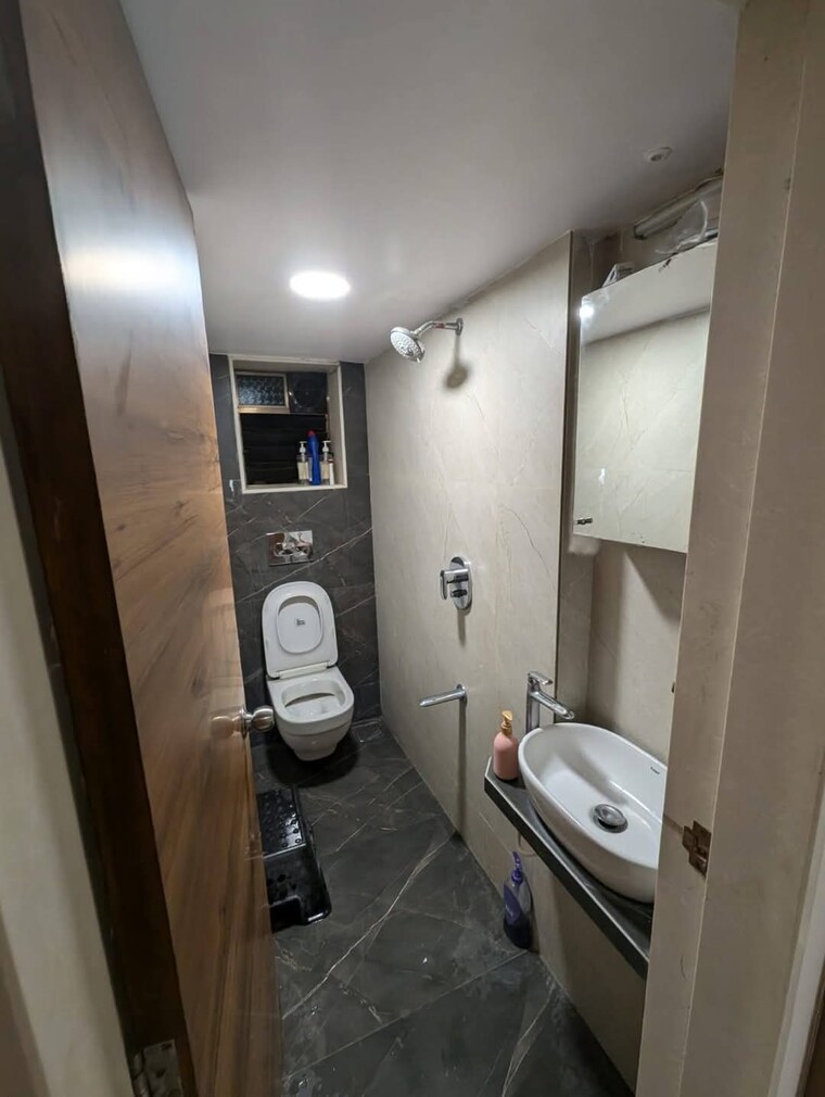 Bathroom, om-vighnaharta-tower 1 Bedroom 700 Sq.Ft. Apartment In Virar West Palghar 9577701